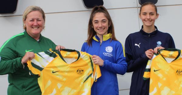 Rae Dower & Junior Matildas